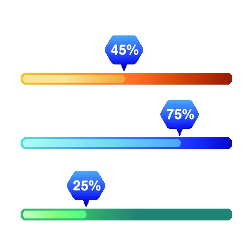 75%进度条75%进度条ai矢量模版下载