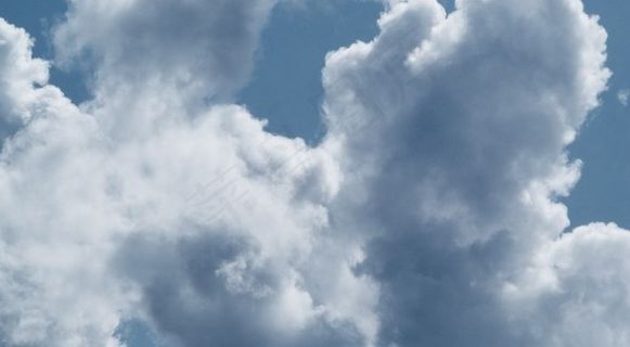 蓝天白云动态视频特效
