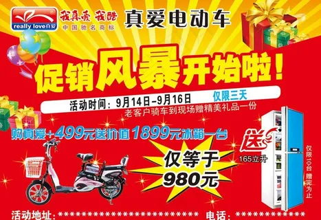 真爱电动车彩页图片