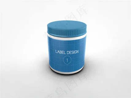 药罐装广告包装