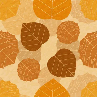 秋天的落叶无缝背景