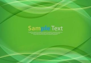 摘要绿色波浪曲线背景矢量图形