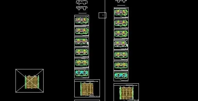 十八层小区普通住宅楼建筑施工图