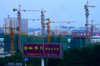 城市建筑工地图片