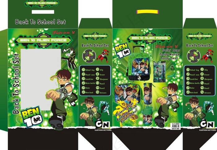 ben10包装图片(210X297)cdr矢量模版下载