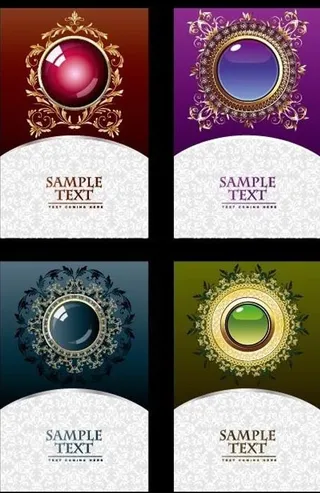 金色欧式花边素材图片