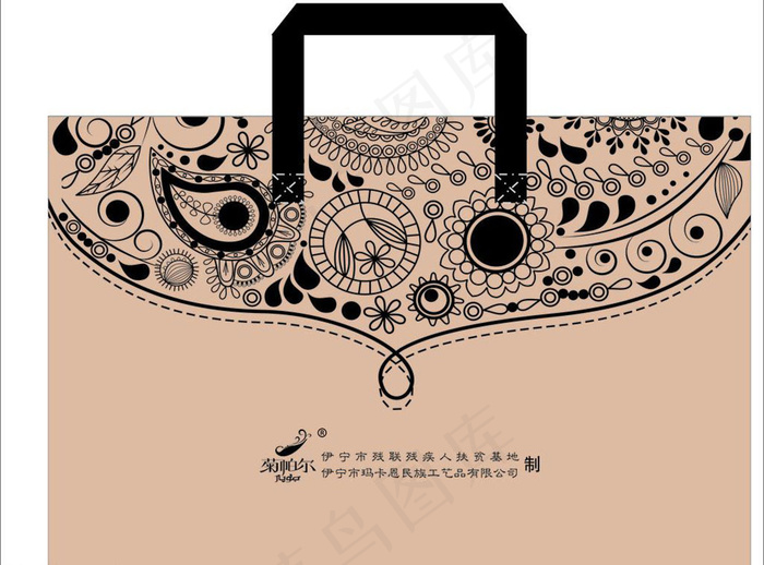 枕头包装设计图片模板下载cdr矢量模版下载