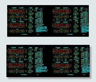 主桥行车道板钢筋构造cad图纸