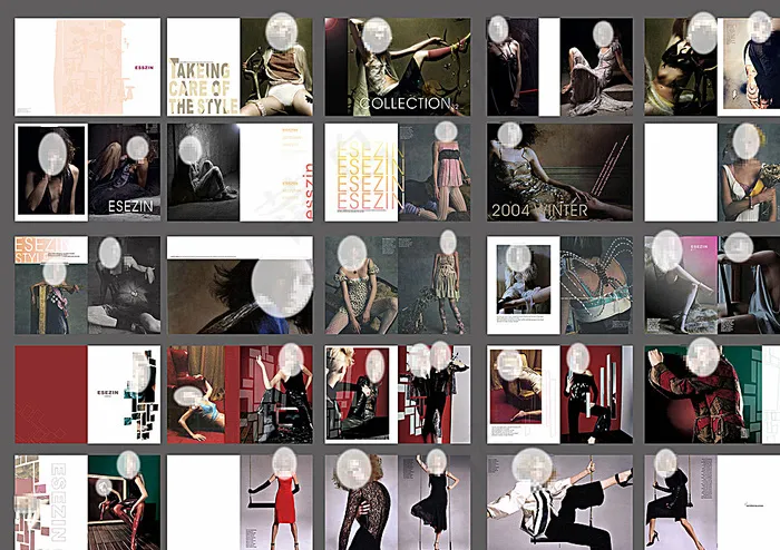 服装设计画册图片cdr矢量模版下载