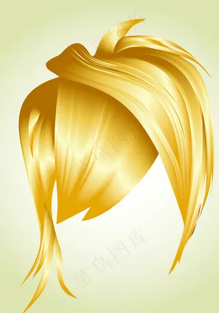 时尚美女发型秀发图片