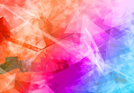 时尚几何炫彩背景