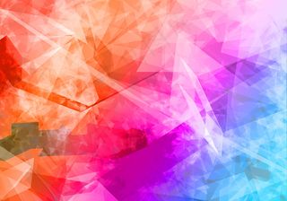 时尚几何炫彩背景