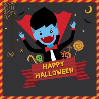 万圣节小幽灵矢量设计素材