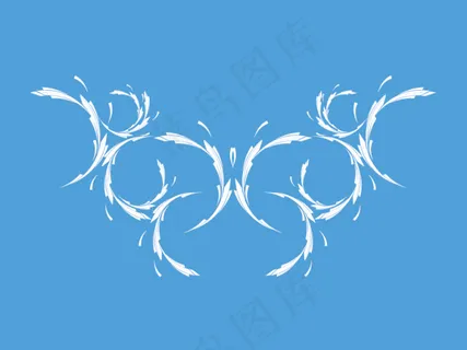 创意抽象的翅膀