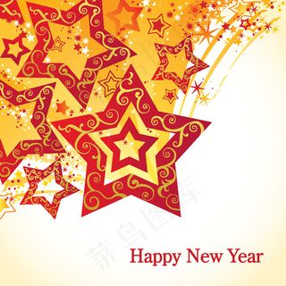 新年快乐五角星