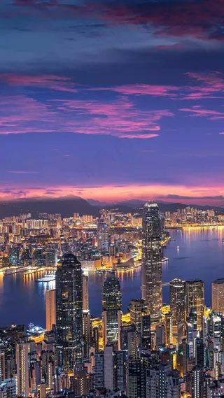 上海夜景高清摄影图片