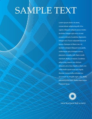矢量科技线条蓝色背景