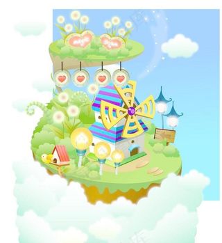 幼儿园卡通家居素材图片