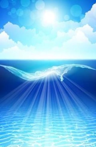 梦02海水背景矢量