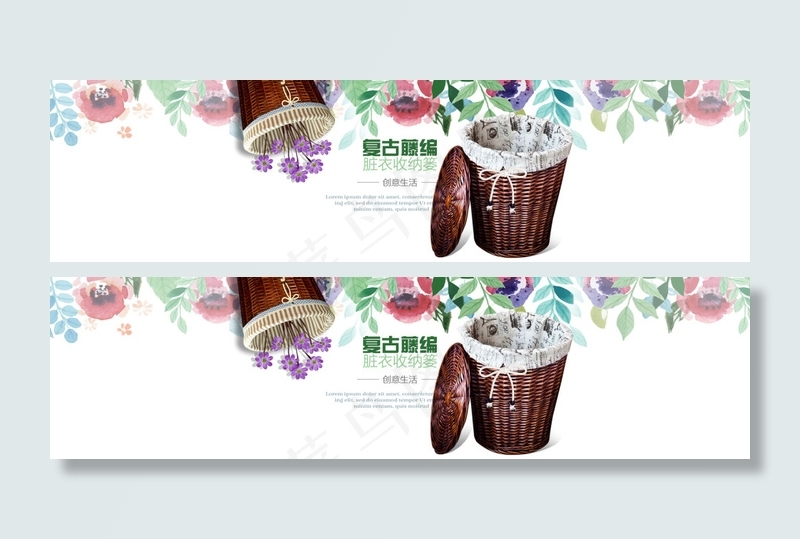 海报1春暖花开(1920X500(DPI:300))psd模版下载