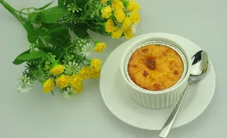 焗荔茸西米布甸图片