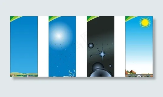 展架易拉宝海报背景图片