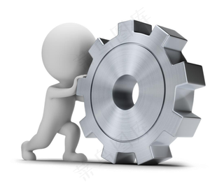 商务合作活动办公立体3D小人免扣p...