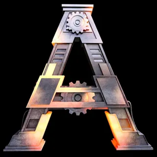 金属字母A 金属字母A