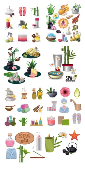 美容养生SPA矢量EPS素材