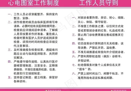 心电图制度守则图片
