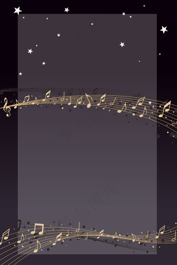 矢量弹琴音乐展板宣传背景