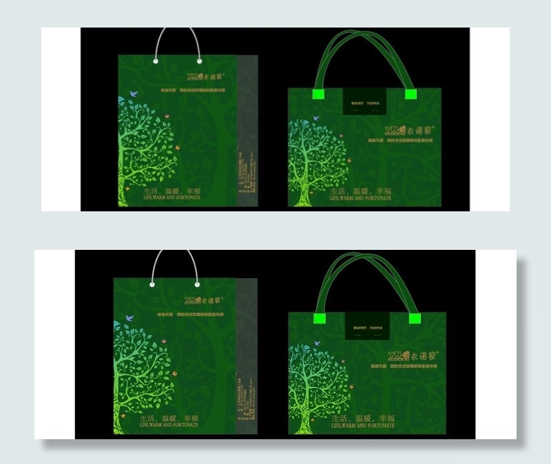 高档手提袋图片ai矢量模版下载