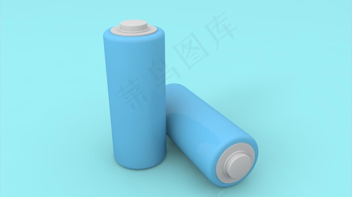 C4D小电池模型素材