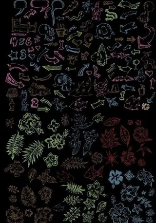 手绘设计元素图片