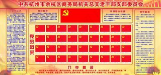 党员义务性质展板图片