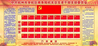 党员义务性质展板图片