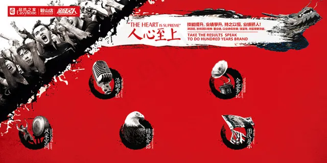 居然之家新居人企业文化板报