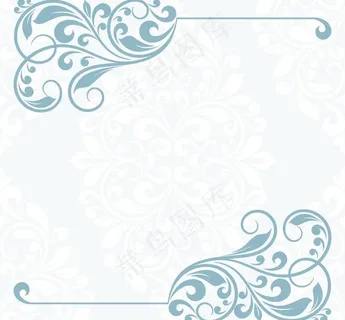 欧式花纹背景图片