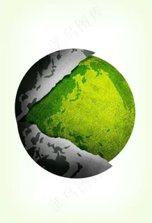 绿色星球图片