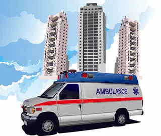 120辆救护车02——矢量素材紧急...