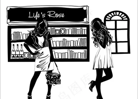 模特场景展示图片