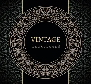 欧式花纹背景图片