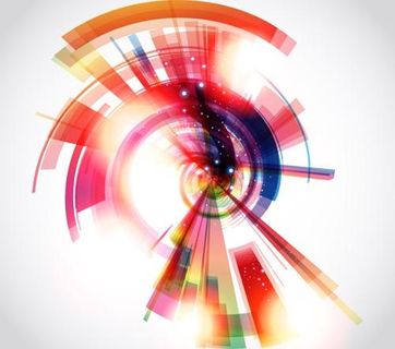 璀璨动感背景矢量素材三