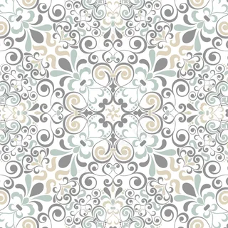 矢量古典传统民族风布艺花纹背景