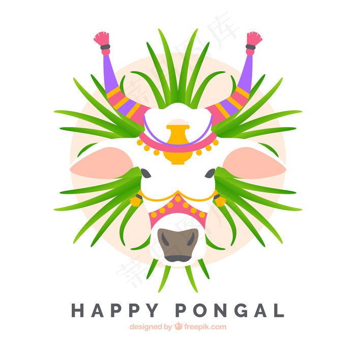 绿色背景矢量图