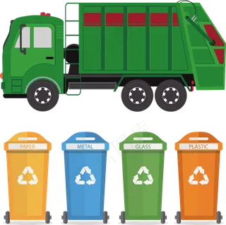 分类可回收垃圾桶