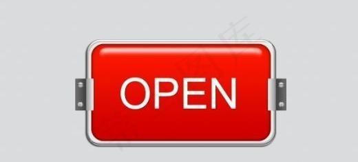 立体打开按钮psd 下载