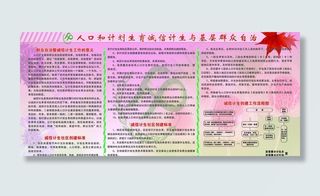 计生类社区展板图片