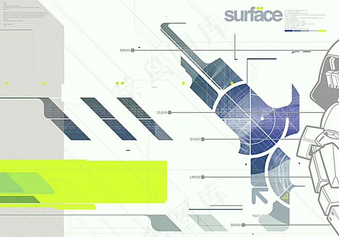 浅色魅力图形图片psd模版下载