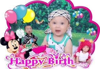 相框生日模板图片